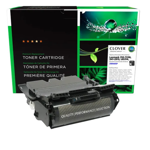 Clover Technologies Group, LLC Remanufactured Universal Extra High Yield Toner Cartridge for Lexmark T640/T642/T644/T646/X642/X644/X646