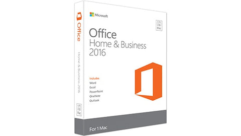 Microsoft Corporation  Office 2016 Home & Student - 1 Mac - Non-commercial, Medialess