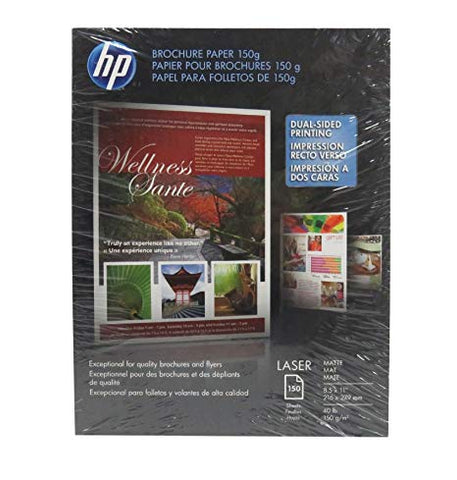 HP Laser Matte Brochure Paper 150 gsm-150 sht/Letter/8.5 x 11 in