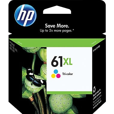 HP 61XL (CH564WN) High Yield Tri-Color Original Ink Cartridge (330 Yield)